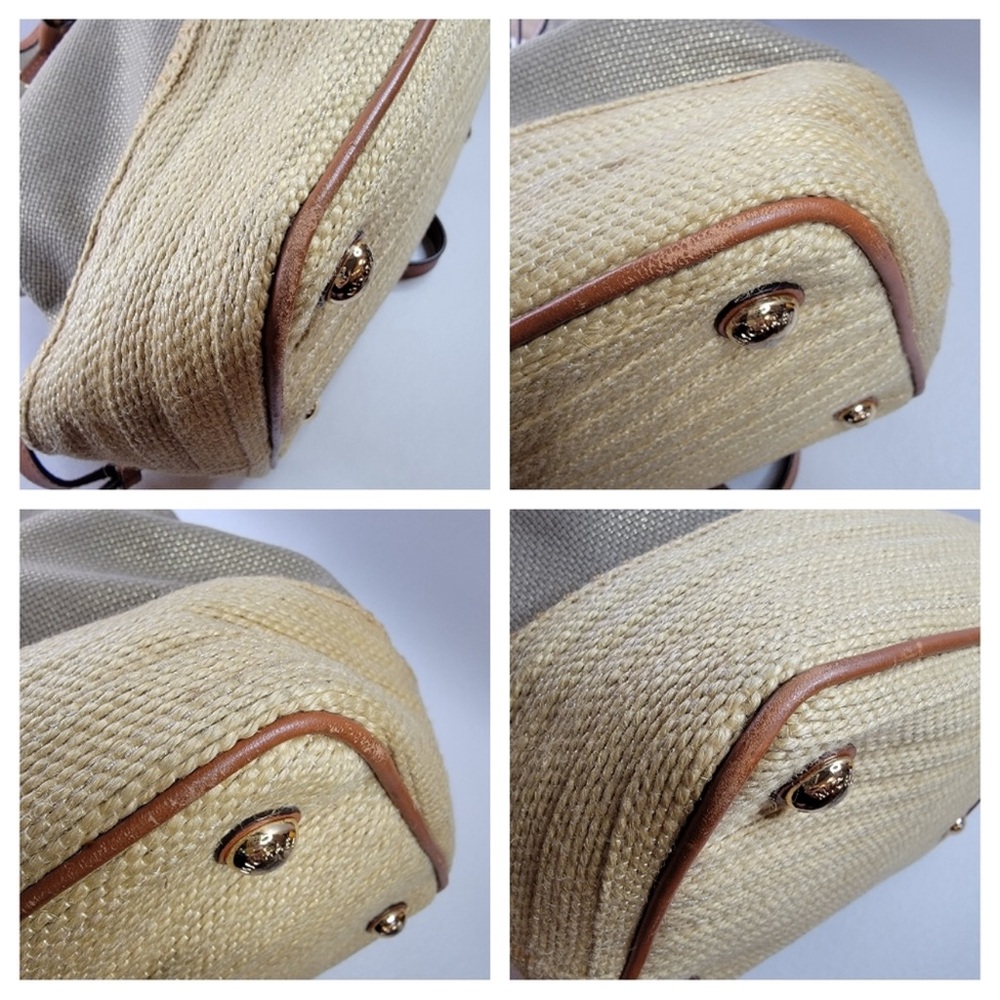 Michael Kors Raffia Bucket Crossbody Bag - Picture 10 of 10